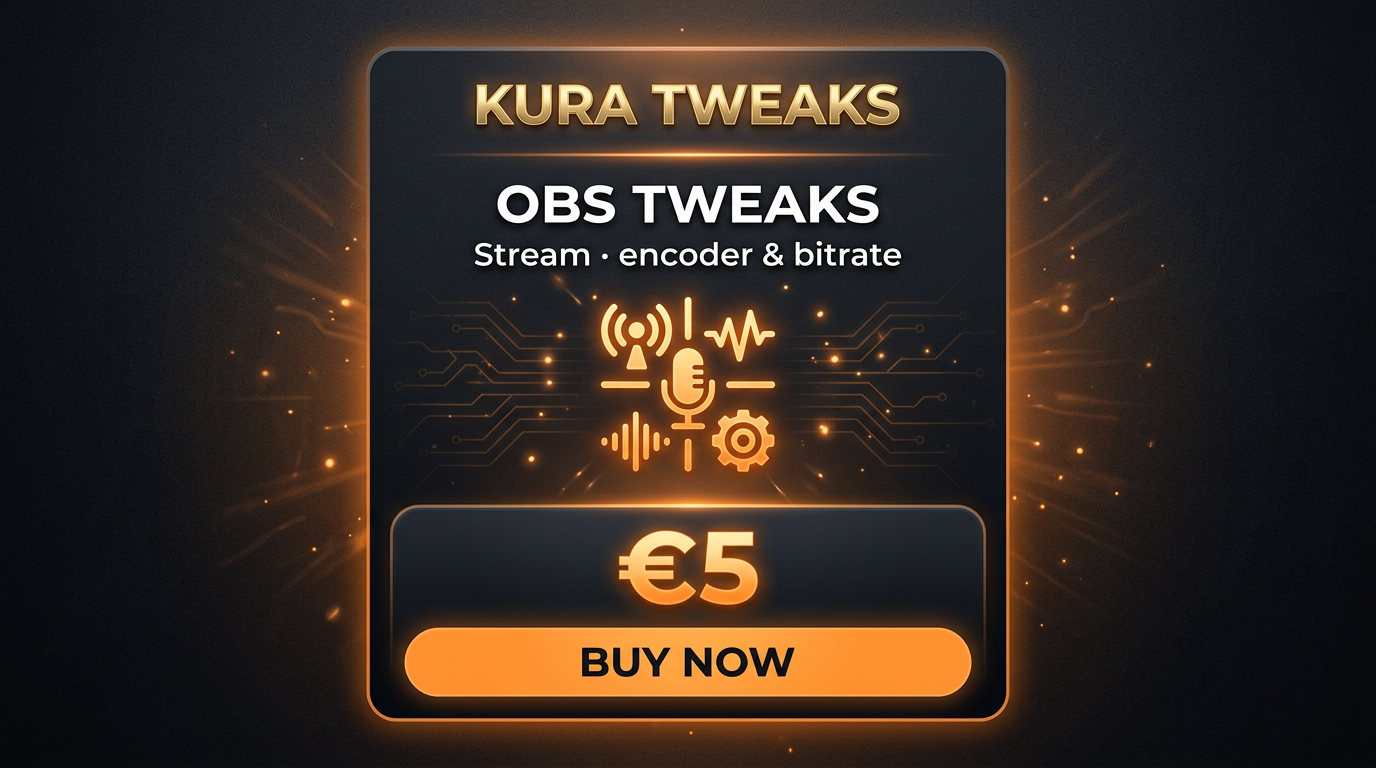 Kura Tweaks OBS streaming tweaks